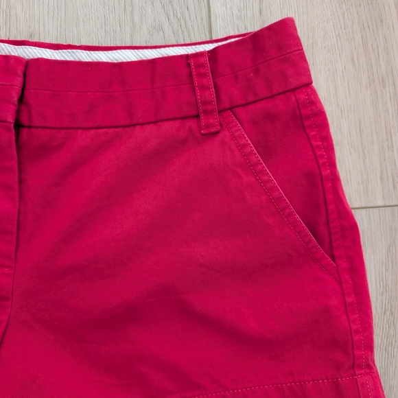 J.Crew Women's Chino Shorts Red 3" Inseam - Picture 2 of 10